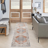 nourison astra machine washable asw11 grey multicolor rug