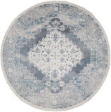 nourison astra machine washable asw11 blue ivory rug