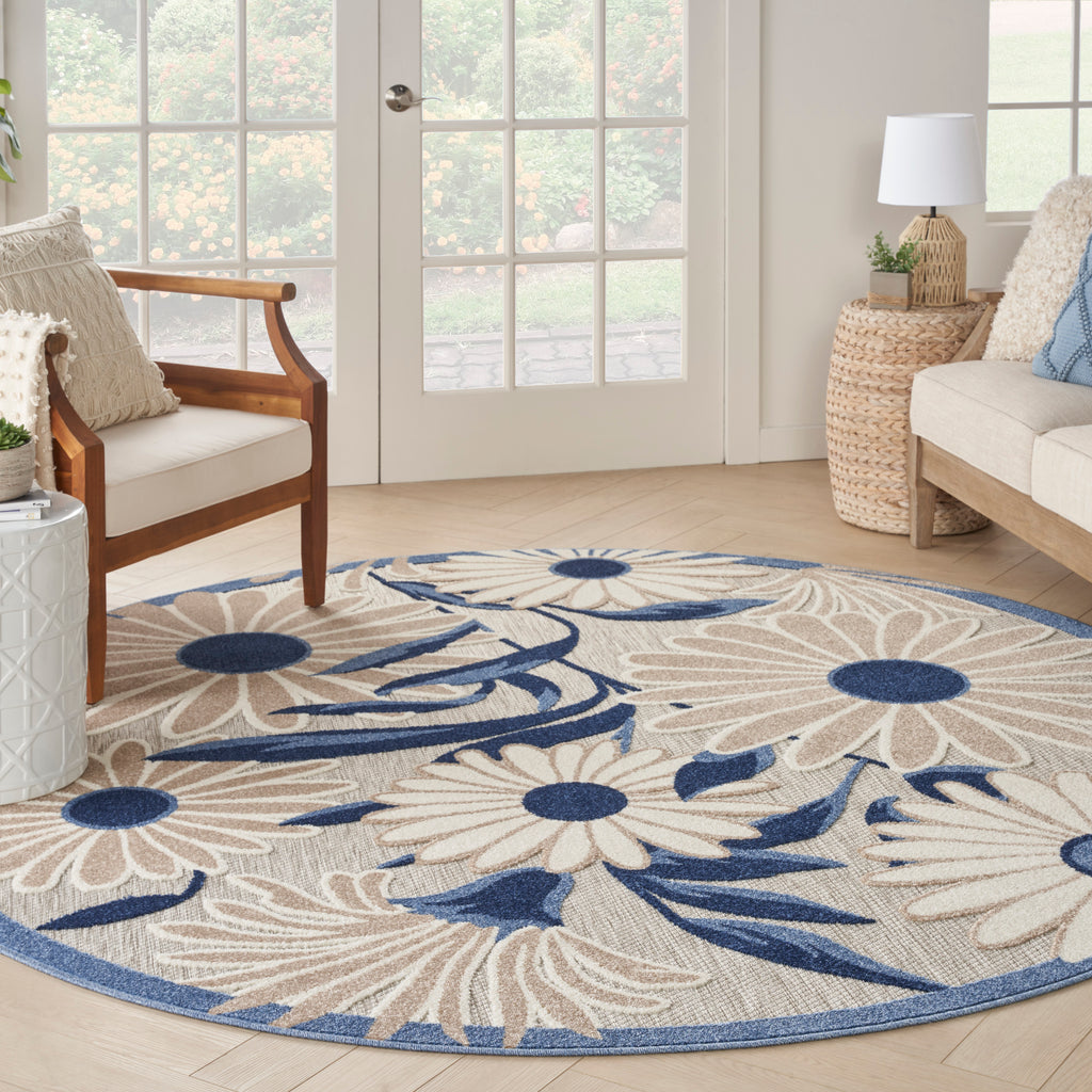 nourison aloha alh33 blue grey rug