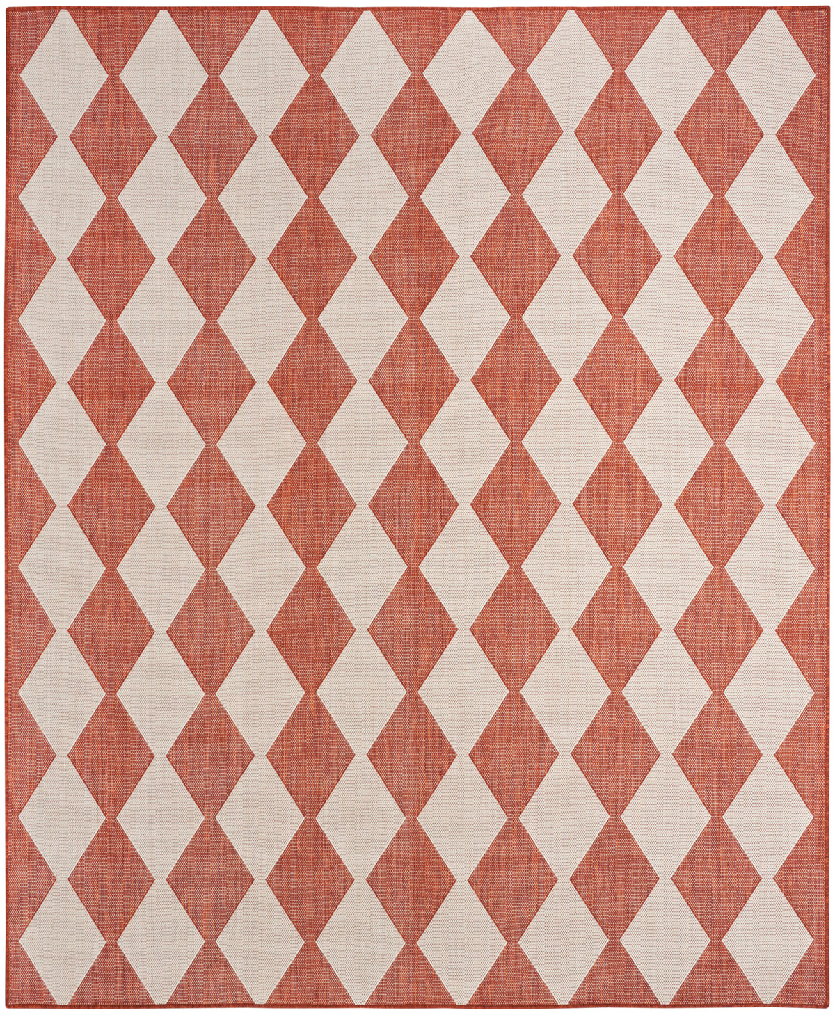 nourison positano pos04 terracotta rug