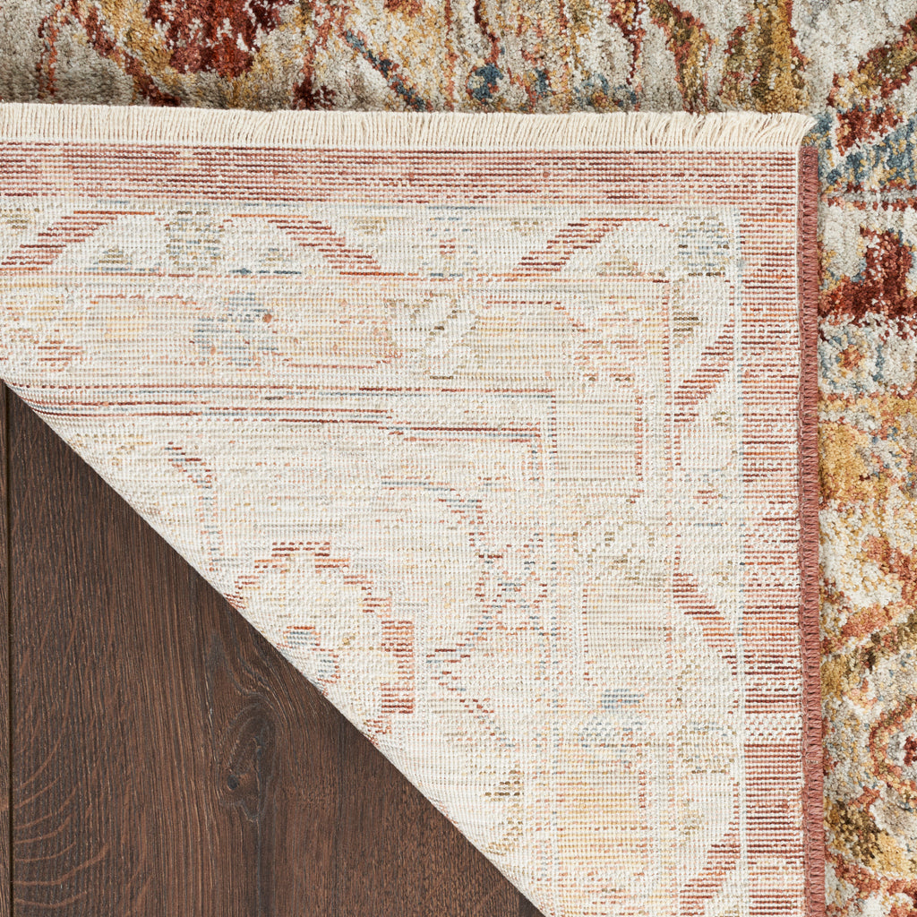 nourison sahar shr02 rust rug