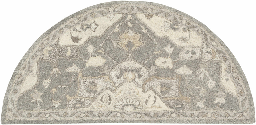 Hauteloom Hamshire HAMSH Charcoal Hand Tufted Wool Rug