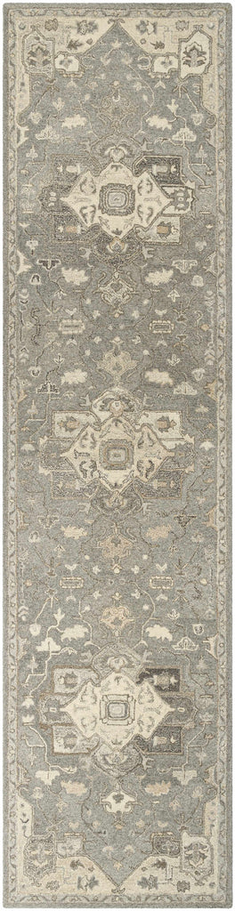 Hauteloom Hamshire HAMSH Charcoal Hand Tufted Wool Rug
