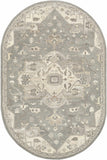 Hauteloom Hamshire HAMSH Charcoal Hand Tufted Wool Rug