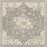 Hauteloom Hamshire HAMSH Charcoal Hand Tufted Wool Rug