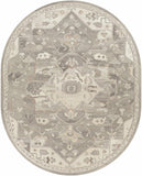 Hauteloom Hamshire HAMSH Charcoal Hand Tufted Wool Rug