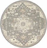Hauteloom Hamshire HAMSH Charcoal Hand Tufted Wool Rug
