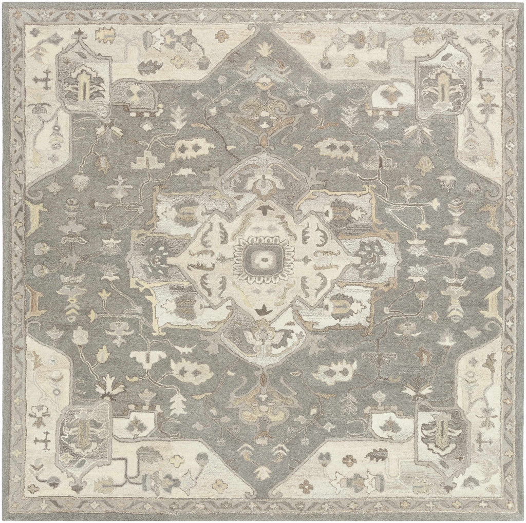 Hauteloom Hamshire HAMSH Charcoal Hand Tufted Wool Rug
