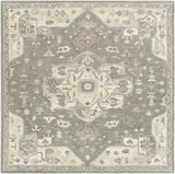 Hauteloom Hamshire HAMSH Charcoal Hand Tufted Wool Rug