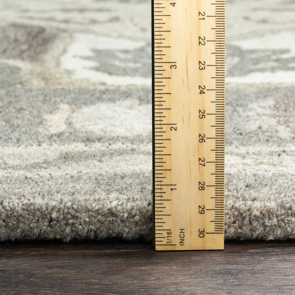 Hauteloom Hamshire HAMSH Charcoal Hand Tufted Wool Rug