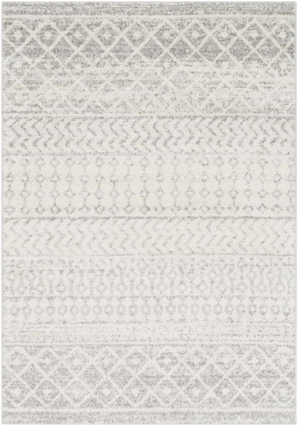Hauteloom Harput HAR Light Gray Machine Made Polypropylene Rug