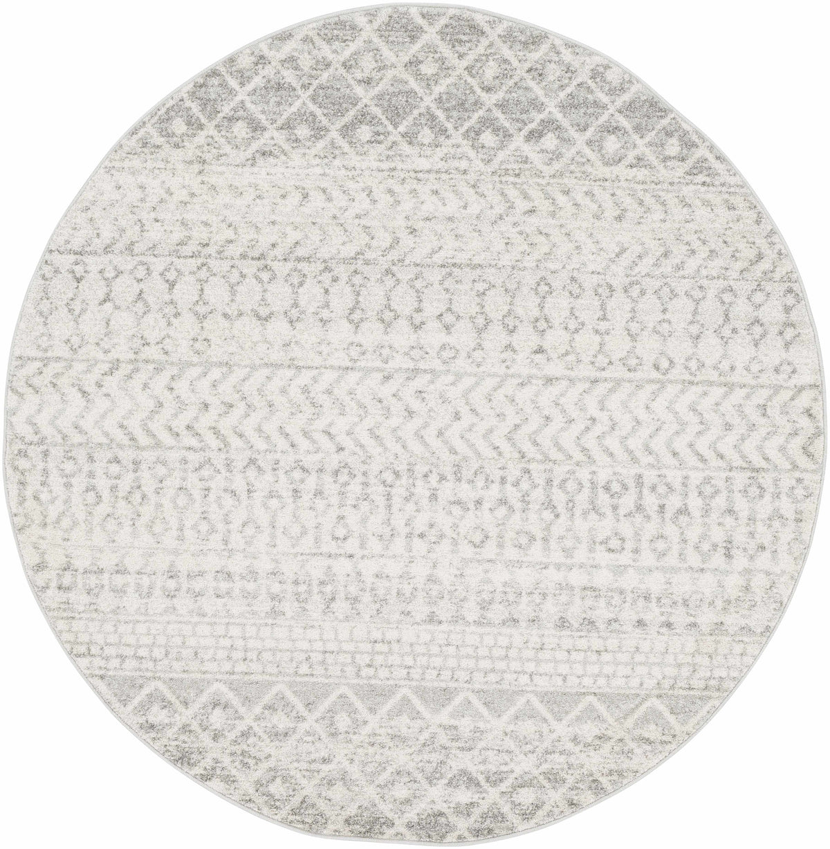 Hauteloom Harput HAR Light Gray Machine Made Polypropylene Rug