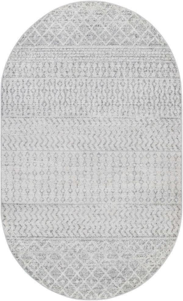 Hauteloom Harput HAR Light Gray Machine Made Polypropylene Rug