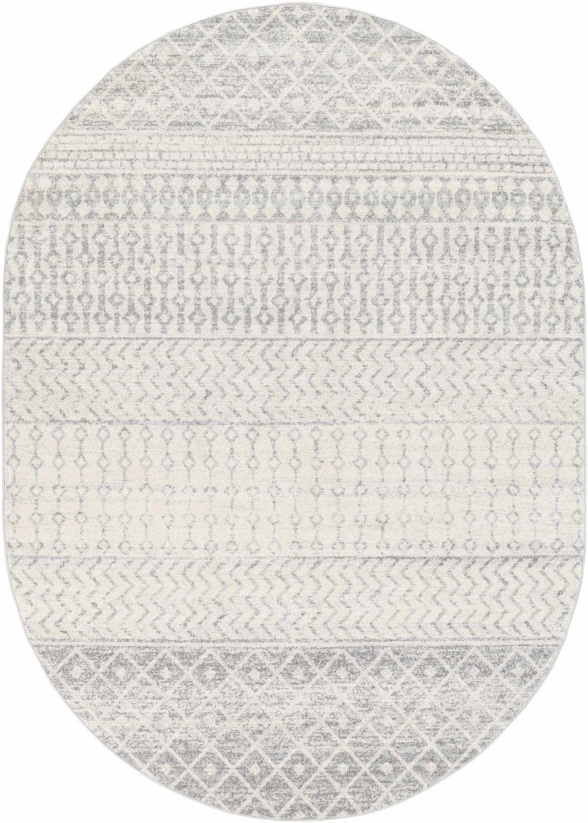 Hauteloom Harput HAR Light Gray Machine Made Polypropylene Rug