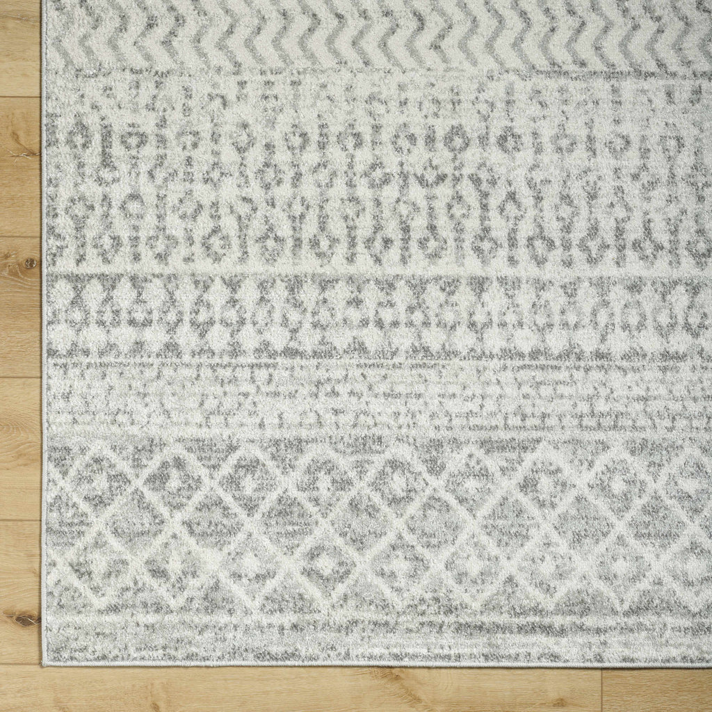 Hauteloom Harput HAR Light Gray Machine Made Polypropylene Rug