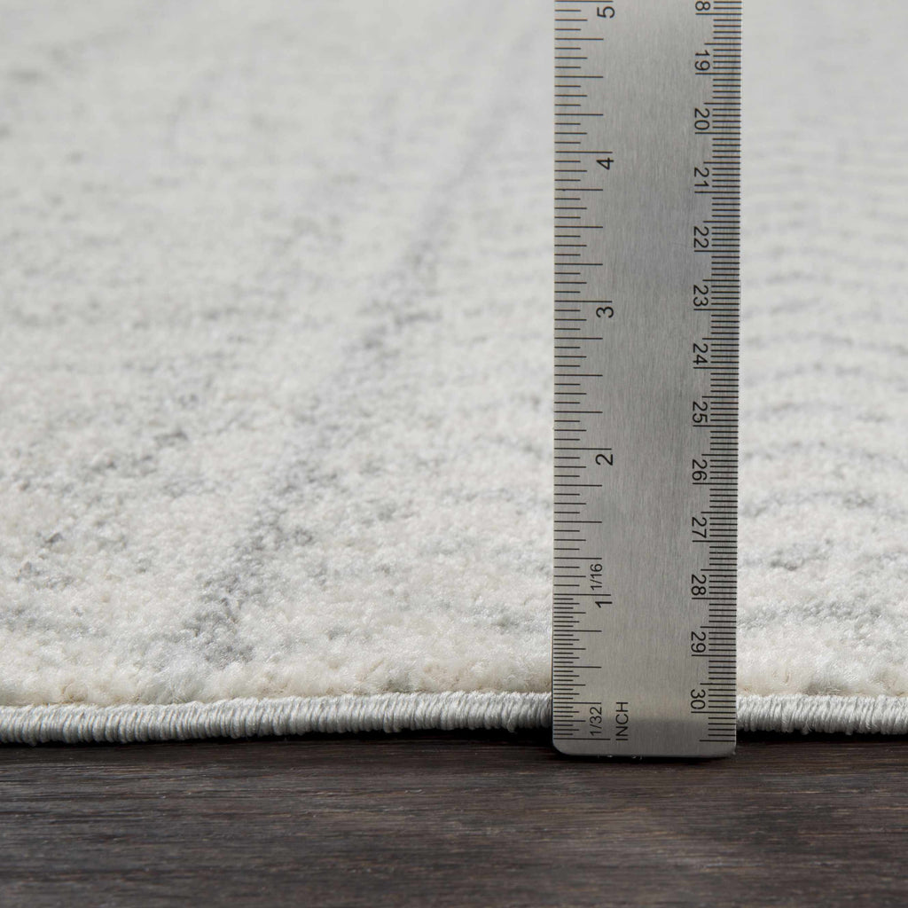 Hauteloom Harput HAR Light Gray Machine Made Polypropylene Rug