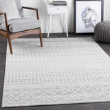 Hauteloom Harput HAR Light Gray Machine Made Polypropylene Rug