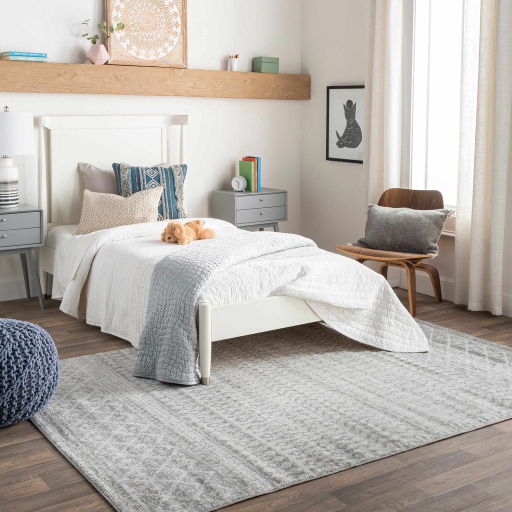 Hauteloom Harput HAR Light Gray Machine Made Polypropylene Rug
