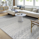 Hauteloom Harput HAR Light Gray Machine Made Polypropylene Rug