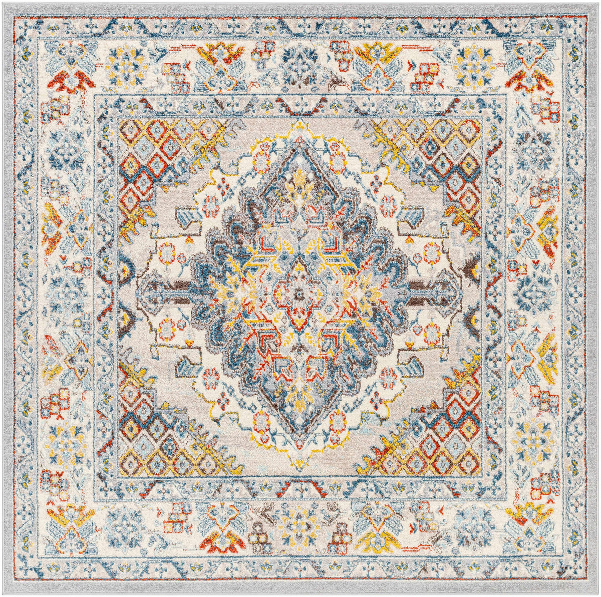 Hauteloom Haymond HAYMO Taupe Machine Made Polypropylene Rug