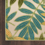 nourison aloha alh18 green multicolor rug