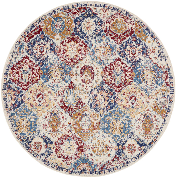 nourison grafix grf31 blue multicolor rug