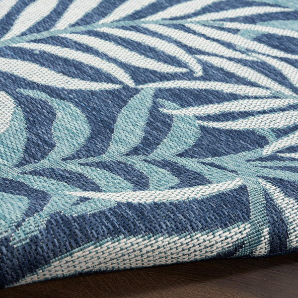 nourison garden oasis goa01 navy rug
