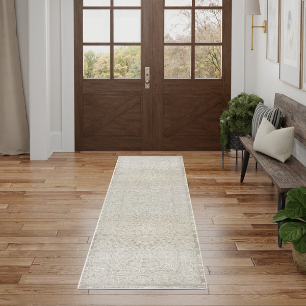 nourison eco cycle ecy03 ivory beige rug