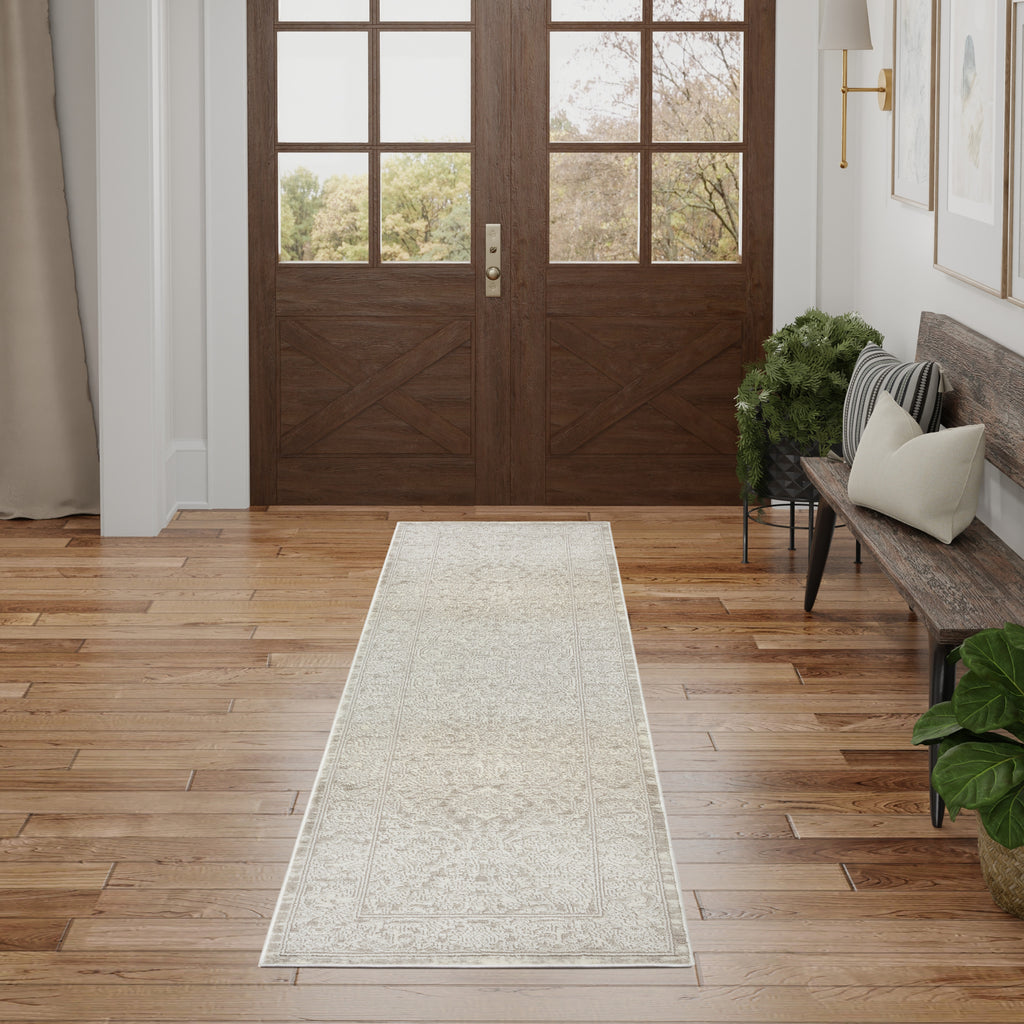 nourison eco cycle ecy03 ivory beige rug