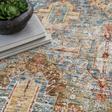 nourison sahar shr01 blue rug