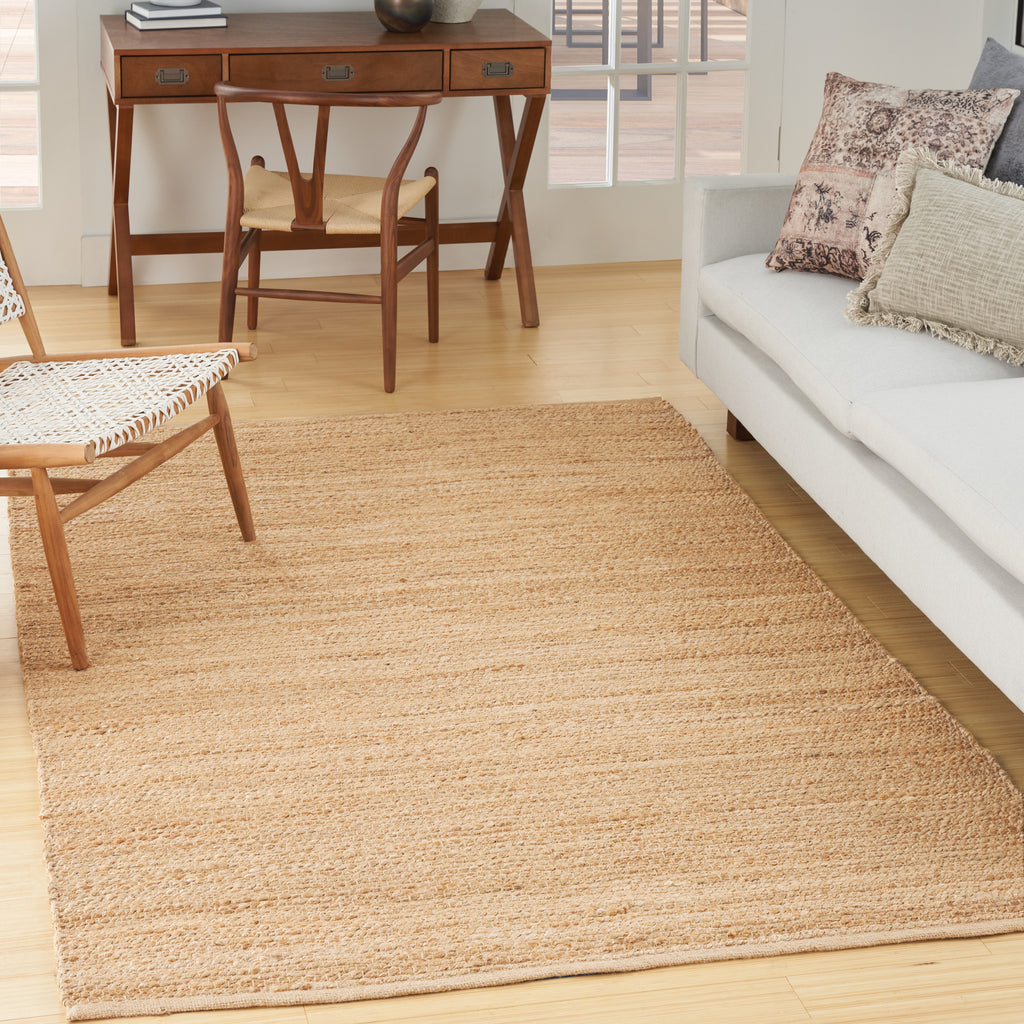 nourison natural jute njt01 bleached rug