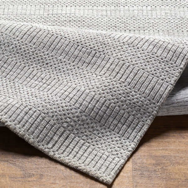 surya hickory hck 2302 light grey rug