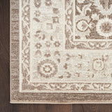 nourison eco cycle ecy04 ivory mocha rug