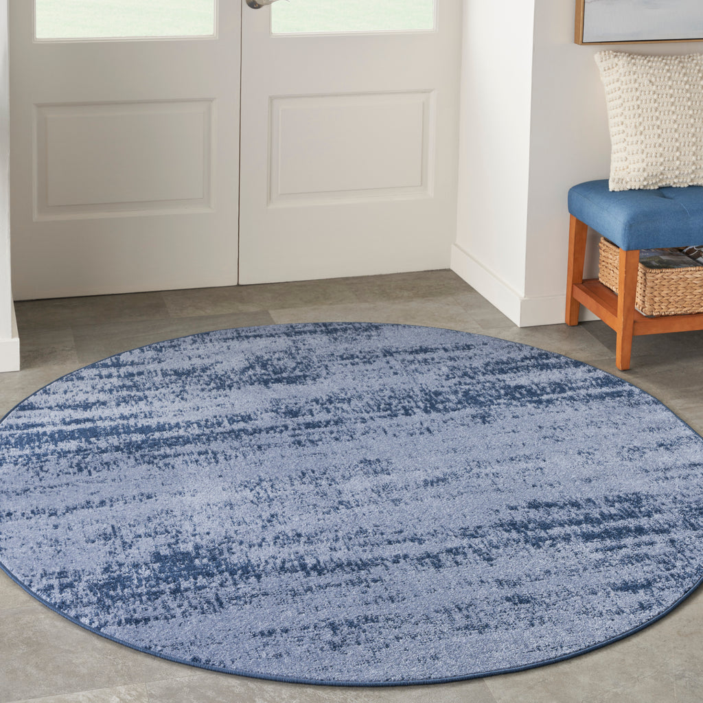 nourison nourison essentials nre03 denim rug