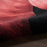 nourison prismatic prs34 black rug