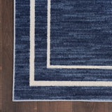 nourison nourison essentials nre02 navy ivory rug