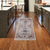 nourison grand washables grw05 ivory blue rug