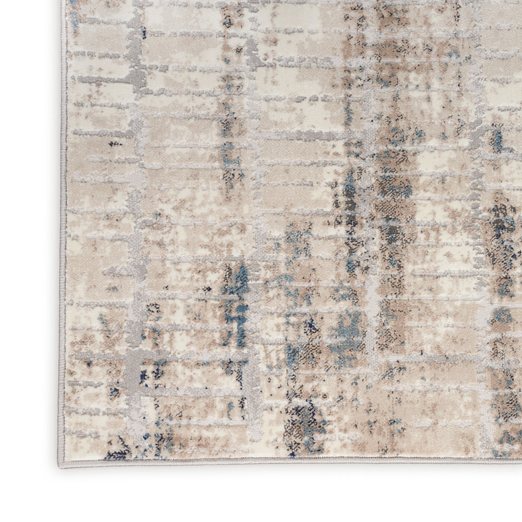 nourison ck022 infinity ifn02 ivory grey blue rug