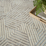 nourison grafix grf39 grey rug
