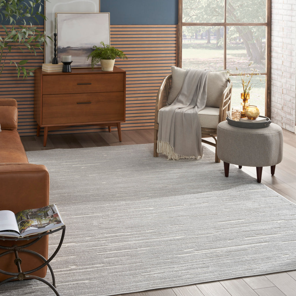 nourison care free caf04 light grey rug