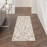 nourison jubilant jub09 ivory beige rug