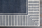 Hauteloom Hettick HET White Machine Made Olefin Rug