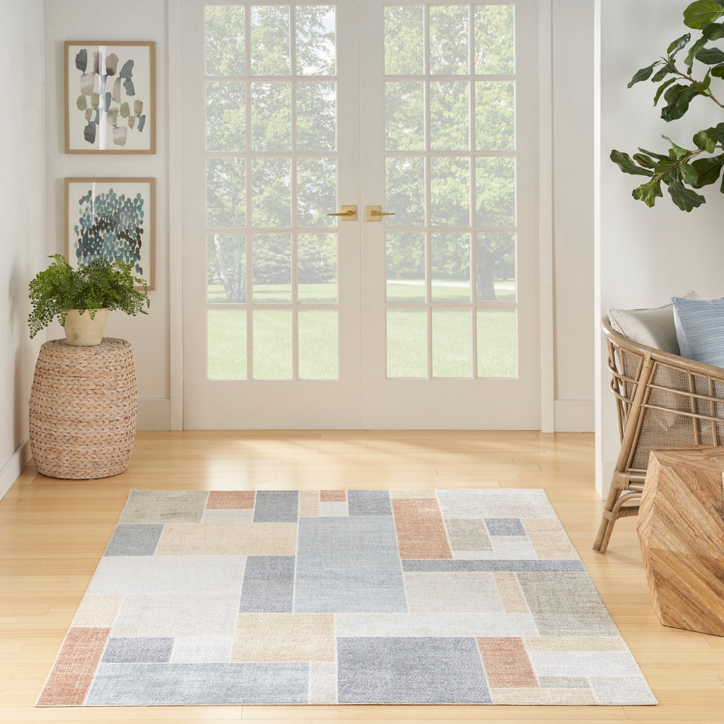 nourison astra machine washable asw09 multicolor rug