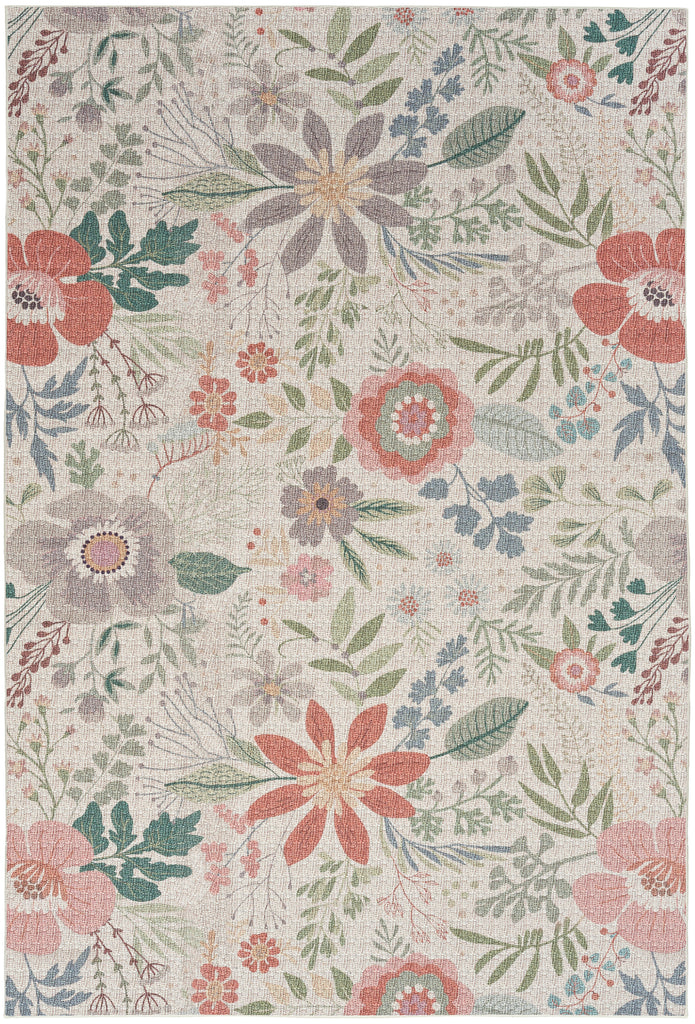 nourison nourison washables nwb06 cream multicolor rug