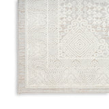 nourison eco cycle ecy01 silver ivory rug