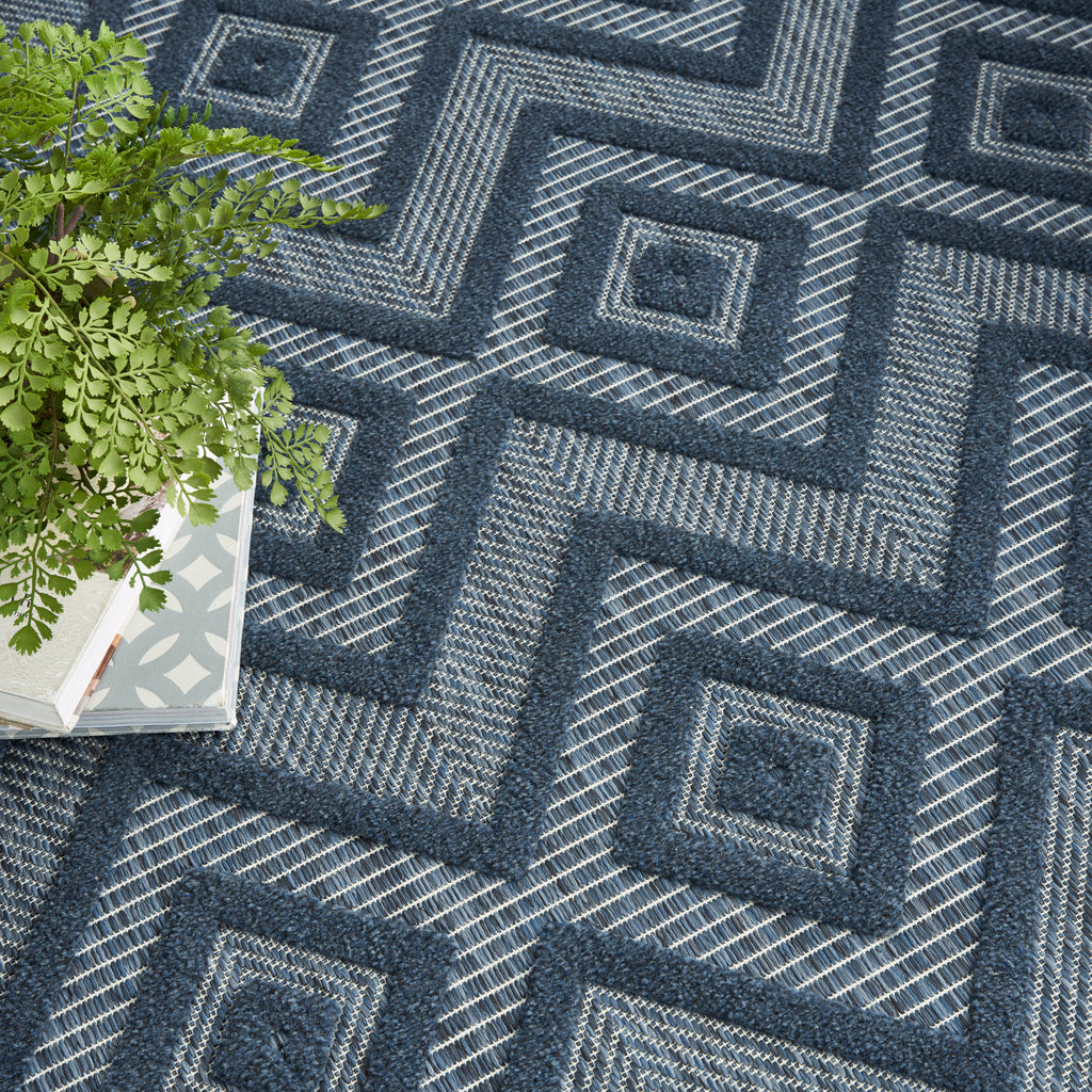 nourison versatile nrv01 navy blue rug