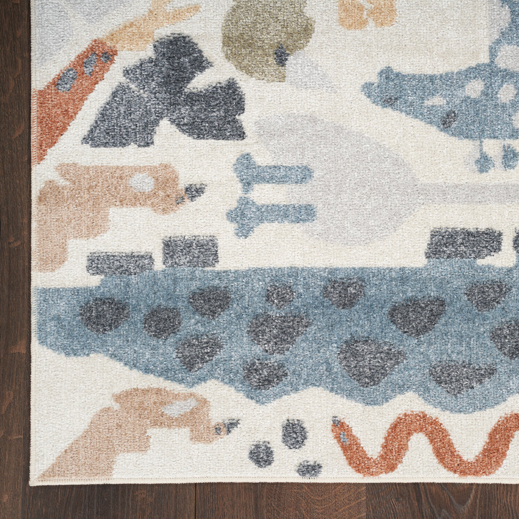 nourison astra machine washable asw01 ivory rug