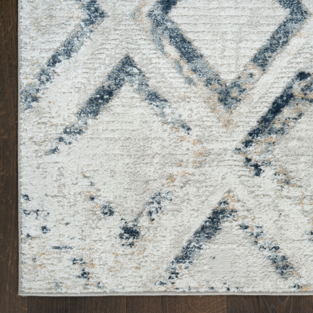 nourison dekor dek05 grey navy rug