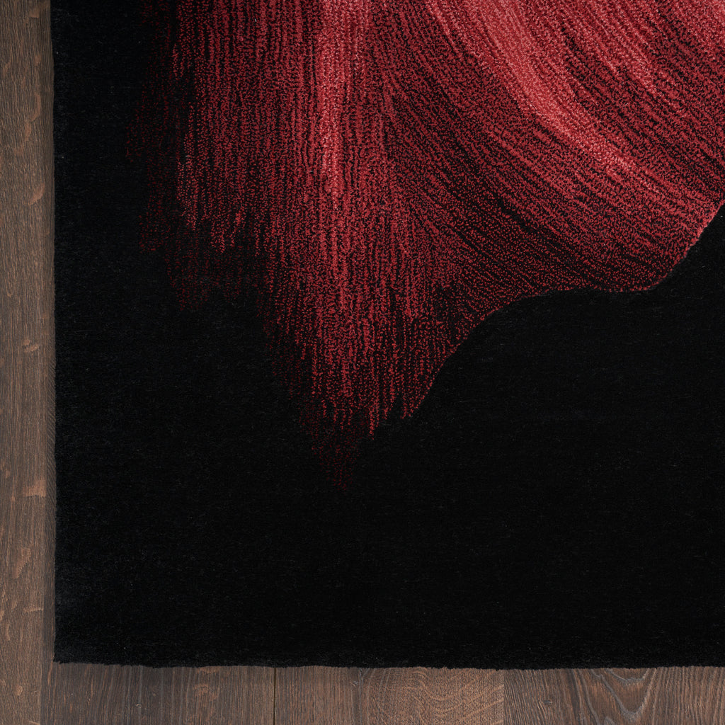 nourison prismatic prs34 black rug