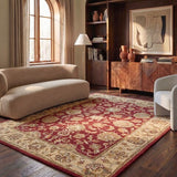 safavieh clearance heritage hg343c red rug